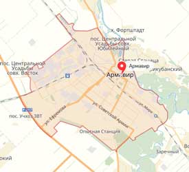 Карта: Армавир