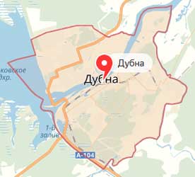 Карта: Дубна