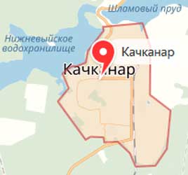Карта: Качканар