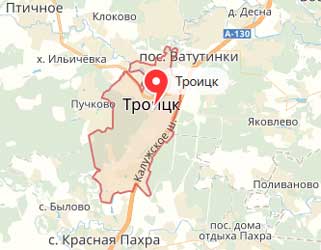 Карта: Троицк