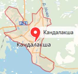 Карта: Кандалакша