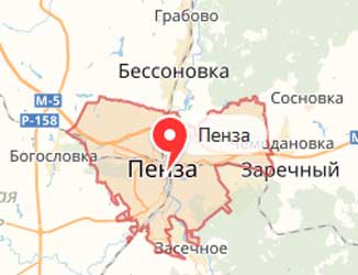 Карта: Пенза