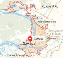 Карта: Самара