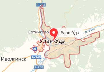 Карта: Улан-Удэ